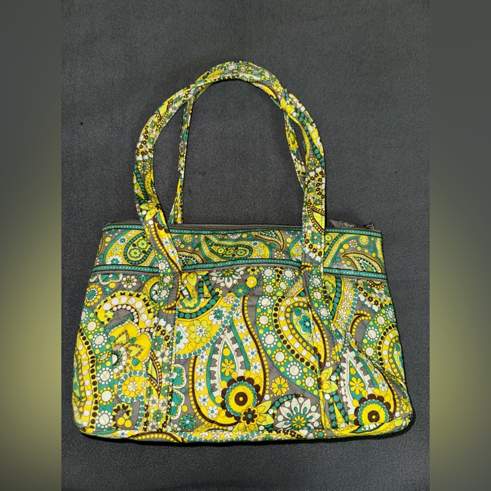 Vera Bradley Lemon Parfait Lot - Tote, Wallet, Cosmetic, ID Zip - Picture 2 of 9